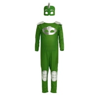Măști Turbo Blast Gekko Dress Up Set cu mască moale, Dimensiune 4-6X, Costume de joacă pentru copii, Verde, jucării pentru copii