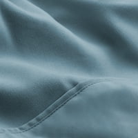 Bare Home microfibră 7 piese Coronet albastru și Coronet Albastru pat într-o pungă, plin