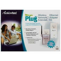 Actiontec MegaPlug Mbps adaptor Ethernet și Extender Wireless