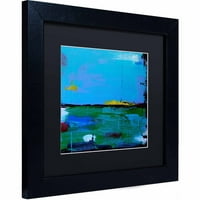 Marcă comercială Fine Art Sunrise Canvas Art de Nicole Dietz, negru mat, cadru negru