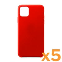 Apple Iphone Pro Ma Gummy cazuri în roșu pentru utilizare cu Apple Iphone Pro Ma 5-pack