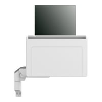 Braț de montare Ergotron CareFit pentru tastatură, Monitor, Monitor LCD-alb