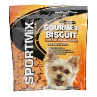 Sportmi Premium Select Gourmet Biscuit Cheddar Brânză Câine Tratează, Lb