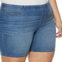 Sofia Jeans femei Plus Dimensiune Gabriela Curvy mare creștere Pull-On Bermude