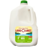 Land O Lakes, Lapte, 1% Grăsime Din Lapte, Conținut Scăzut De Grăsimi, Galon, Plastic