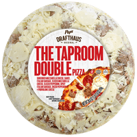 Peps Drafthaus crustă subțire Taproom dublu cârnați și Pepperoni pizza congelată 33.6 oz