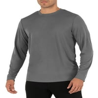 Athletic Works bărbați și bărbați mari Active Quick Dry Core Performance tricou cu mânecă lungă, până la dimensiunea 5XL