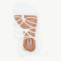 Sandale plate cu bretele pentru femei Scoop