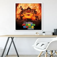 Filmul Super Mario Bros. - posterul de perete Bowser ' s World Key Art, 22.375 34 încadrat
