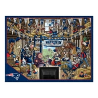 YouTheFan NFL New England Patriots Barnyard fani Puzzle