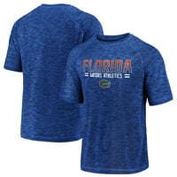 Bărbați fanatici marca Royal Florida Gators echipa Fade Raglan T-Shirt