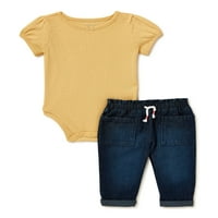 Garanimals Baby Girl Cu mânecă scurtă mi & Match Outfit Bundle Kid gift Box, 10 piese, dimensiuni 0 3M-24m