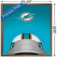 Miami Dolphins-S. Preston Mascota T. D. Afiș De Perete, 22.375 34