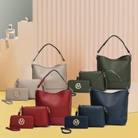 Colecția Ultimate Hobo Bag cu husă și portofel de Mia K.-Olive