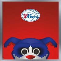 Philadelphia 76ers - S. Preston mascota Franklin Poster de perete, 22.375 34
