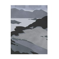 Jacob Green 'Grayscale Island Chain II' Canvas Art