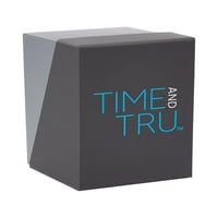 Time & Tru Doamnelor Silvertone moda ceas Set-ceas și brățară Set
