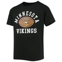 Tricou Negru De Fotbal Minnesota Vikings Pentru Tineri