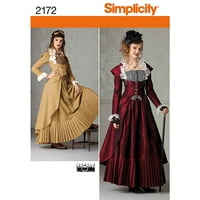 Simplicity Misses ' Size 6-Model De Costume Steampunk Din Epoca Victoriană, Fiecare