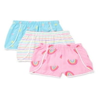 Garanimals Baby & Toddler Girl Dolphin Shorts, 3-Pack, luni-5T