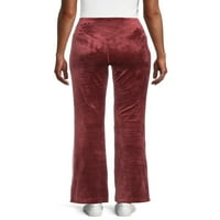 Pantaloni sport de pluș din velur sport pentru femei Balance Point, 32 Inseam