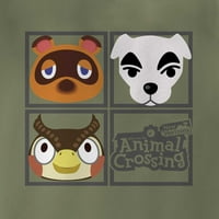Animal Crossing Boys Pulover Grafic Hanorac, Dimensiuni 4-18