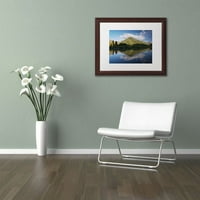 Marcă comercială Fine Art 'Paradise Pond I' Canvas Art de Michael Blanchette Fotografie, alb mat, cadru din lemn