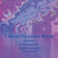 Carte de puzzle-uri de călătorie: carte de activități cu imprimare mare pentru adulți, Carte de puzzle-uri pentru adulți, puzzle-uri