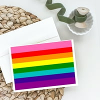 Comorile lui Caroline Ck7993gca7p Gay Pride înainte de felicitări și plicuri de 8, 5, multicolore
