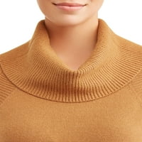 Timp și Tru Cowl gât tunica pulover femei