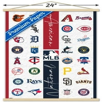 Poster de perete League-Logos cu cadru Magnetic, 22.375 34