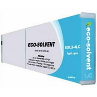 Cartuș Universal compatibil cu jet de cerneală pentru cartușul Roland ESL3 - 4LC, Eco-Sol ma Light Cyan