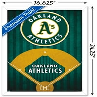 Oakland Athletics-Poster De Perete Cu Logo, 14.725 22.375