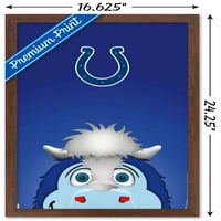 Indianapolis Colts-S. Preston Mascot Poster De Perete Albastru, 14.725 22.375