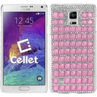 Lu Crystal seria Proguard caz pentru Samsung Galaxy Nota 4, Alb