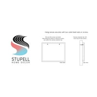 Stupell Industries perseverență religioasă Citat efect de pictură în acuarelă florală Galerie de artă grafică imprimată pe pânză
