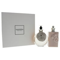 Valentina by Valentino pentru Femei-Set cadou 2,7 oz EDP Spray, 3. lotiune de corp oz