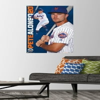 New York Mets - afiș de perete Pete Alonso cu știfturi, 22.375 34