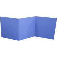 LUXPaper Z-Fold Invitație, Boardwalk Albastru, 250 Pachet