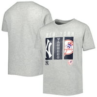 Tricou Alb Cu Logo-Ul New York Yankees Pentru Tineri