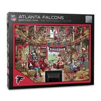 YouTheFan NFL Atlanta Falcons Barnyard fani Puzzle
