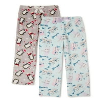 Pantaloni De Pijama Confortabili Pentru Fete Wonder Nation, Pachet, Dimensiuni 4 - & Plus