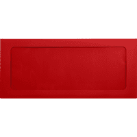 LUXPaper plicuri pentru ferestre cu față completă W Peel & Press, 1 2, roșu rubin, pachet 50